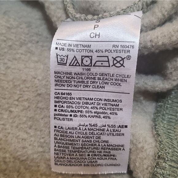 Old Navy Green Camo Vintage Crew-Neck Sweatshirt, Size Small - Picture 6 of 12